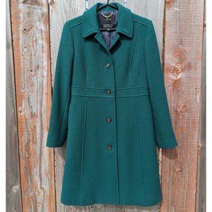 JCREW Classic lady day coat in Italian double-cloth wool with Thinsulate, Size 8